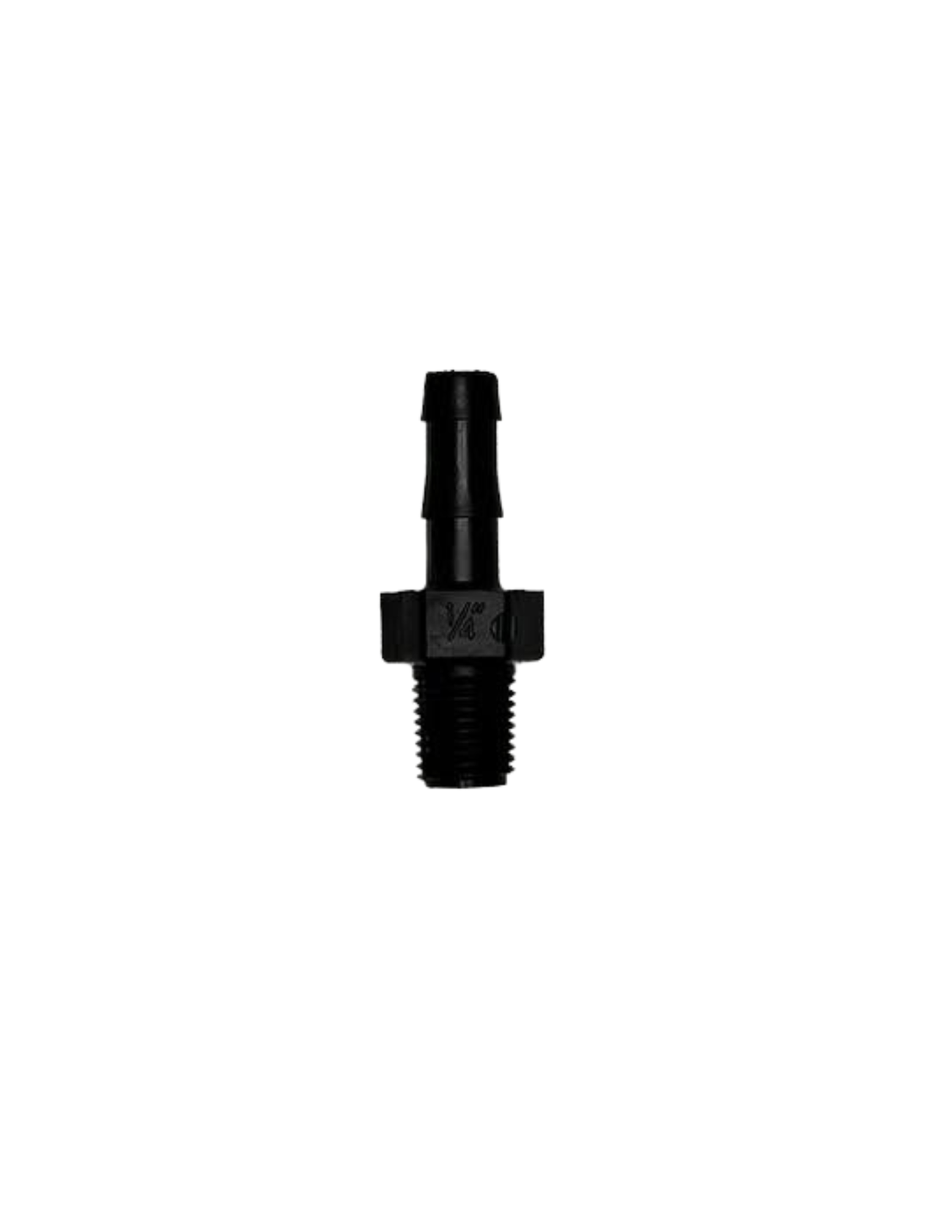 1/4" MPT x 3/8" Hose Barb Poly Fitting
