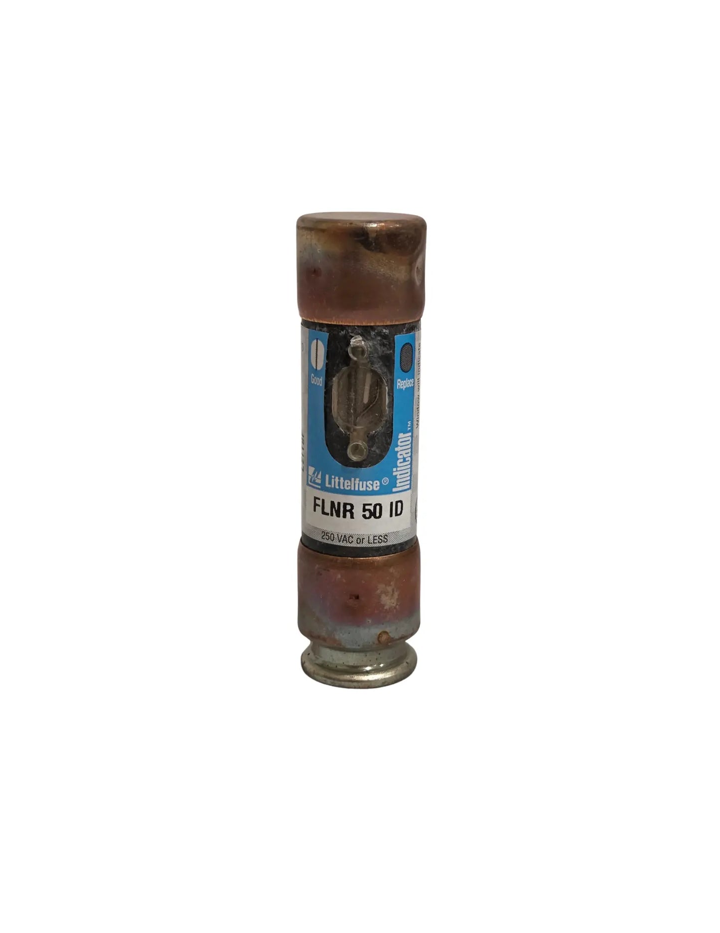 Littelfuse FLNR050 50A Class RK5 time-delay fuse 250V AC 125V DC