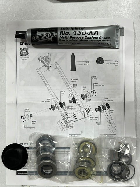 End Gun Bearing Kit SR100