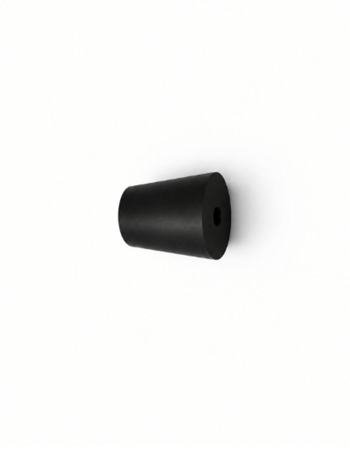 Tapered Rubber Stopper w/ hole