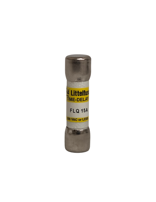 Littelfuse FLQ 15 Amp Time-Delay Fuse - 500V for center pivot irrigation fuse