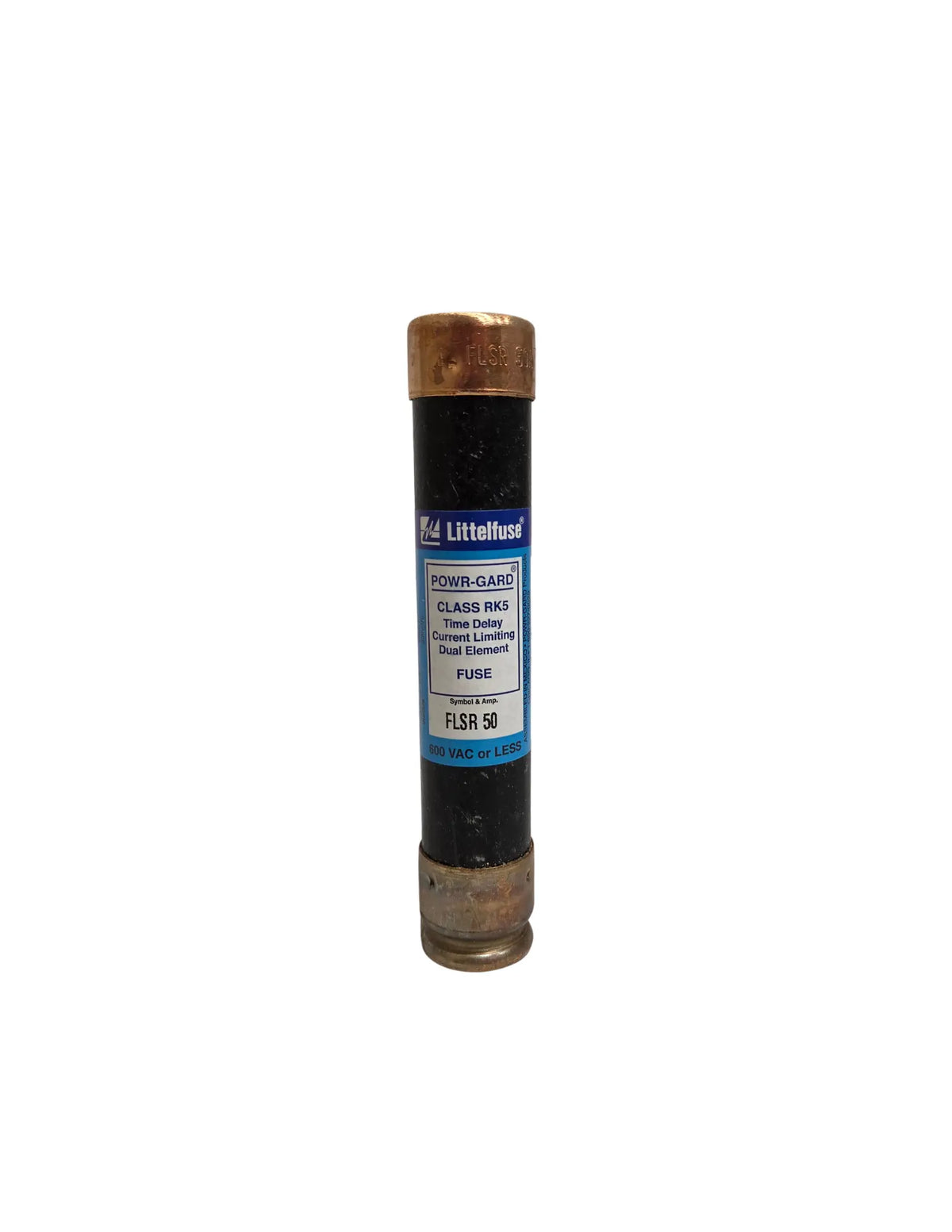 Littelfuse FLSR 50A Class RK5 time-delay fuse 600V AC 300V DC