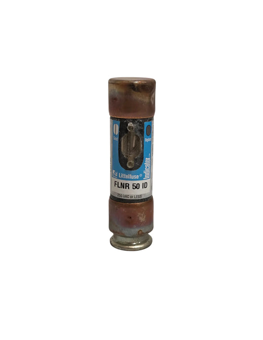 Littelfuse FLNR050 50A Class RK5 time-delay fuse 250V AC 125V DC