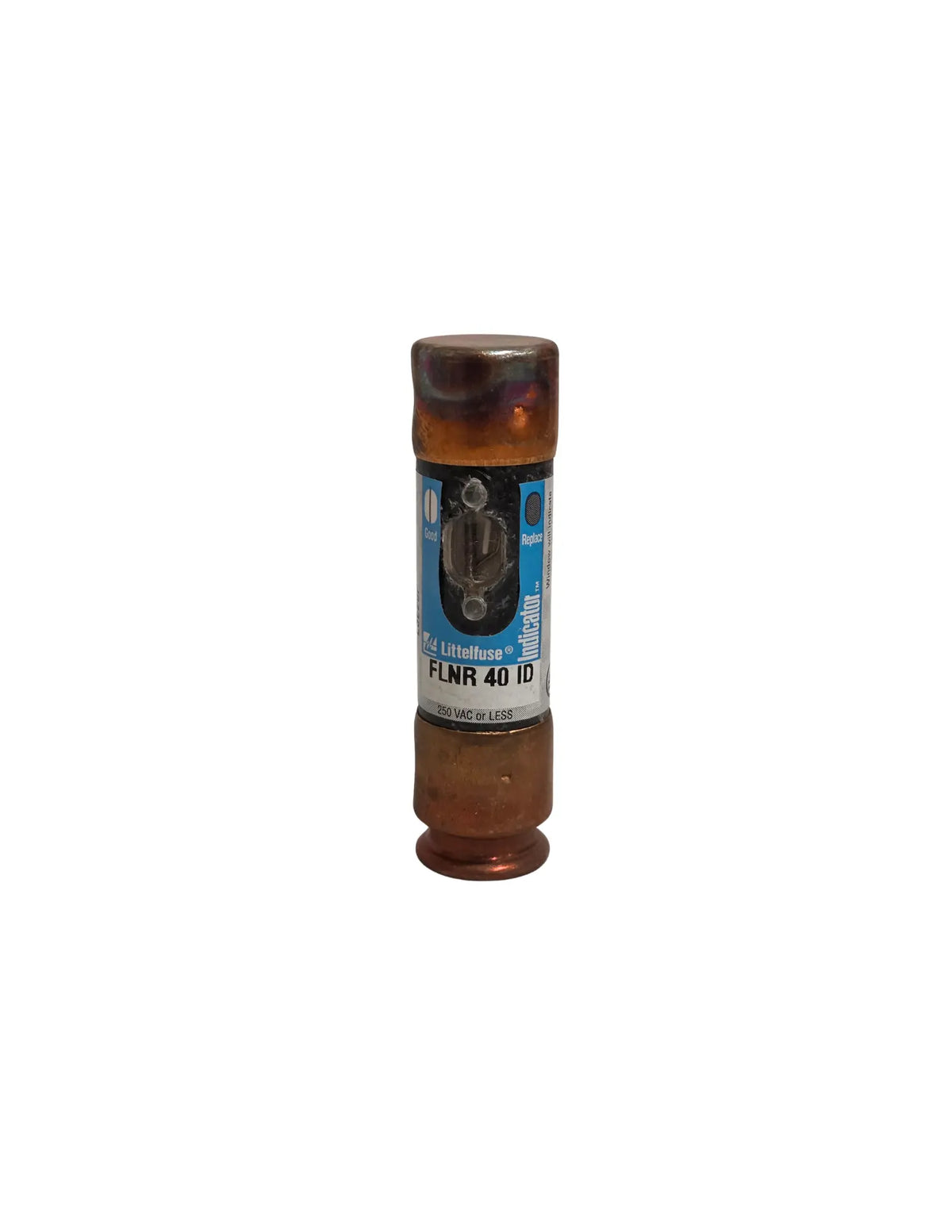 Littelfuse FLNR040 40A Class RK5 time-delay fuse 250V AC 125V DC