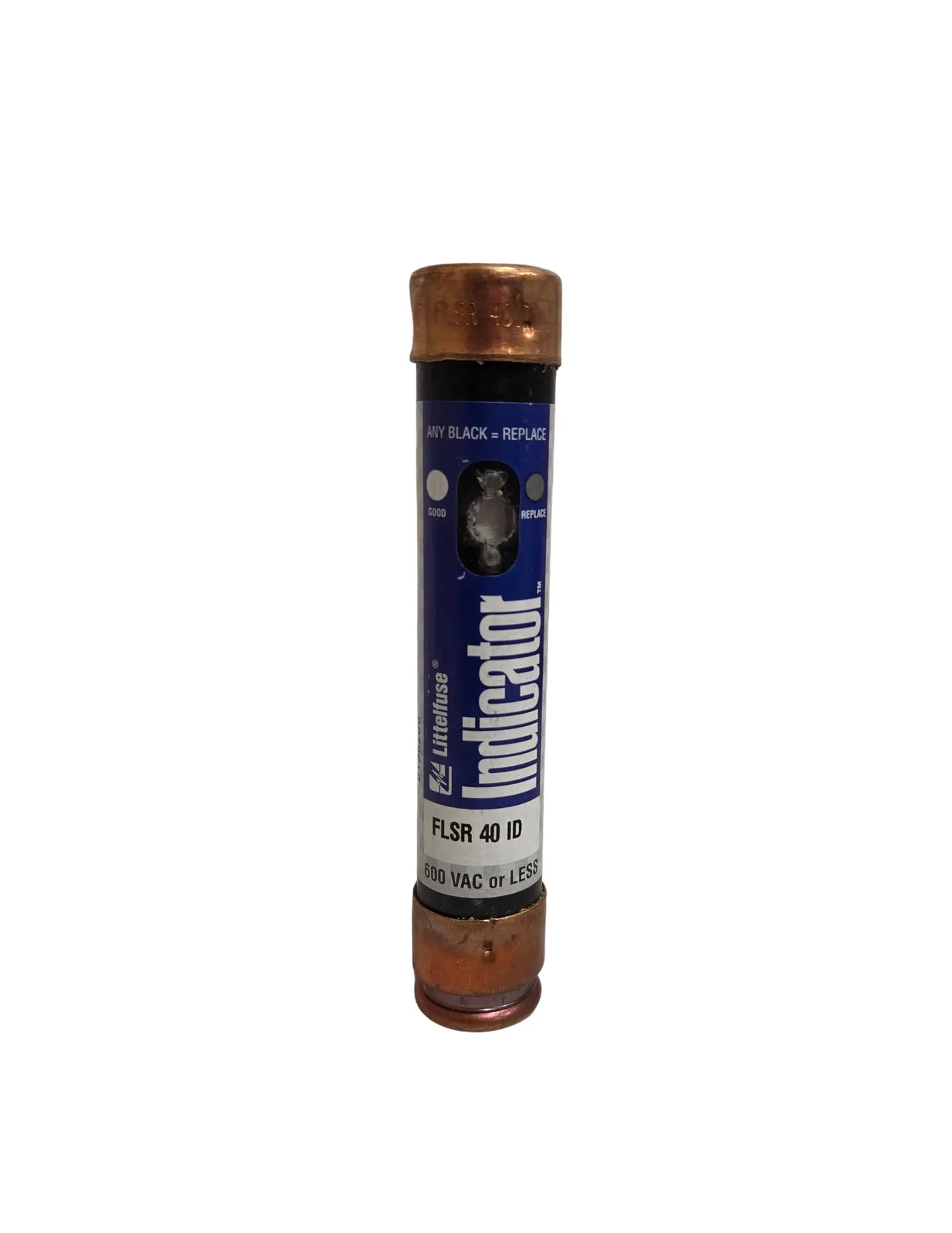 Littelfuse FLSR040ID 40A Class RK5 indicating time-delay cartridge fuse