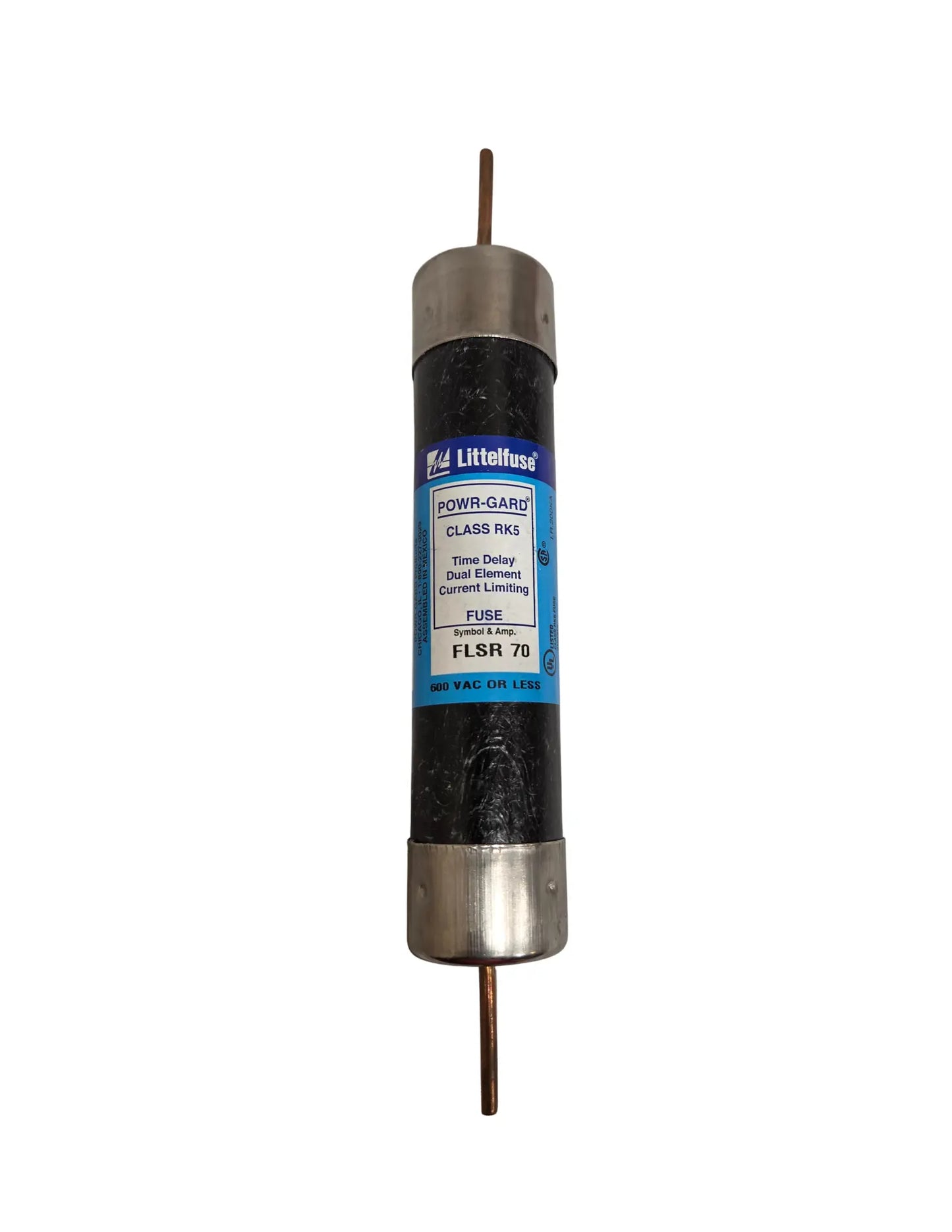 Littelfuse FLSR 70A Class RK5 600v time-delay knife-blade fuse