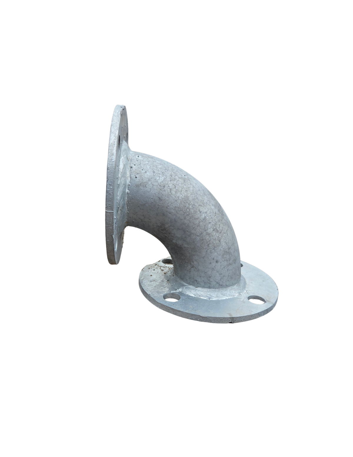 2-5/16 inch 90 degree macaroni flanged irrigation assembly