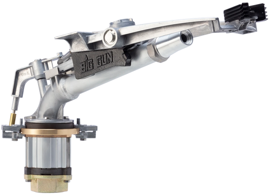 Nelson SR100 pivot irrigation end gun with 1000 valve